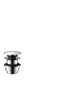 Hansgrohe-HG-Ablaufventil-push-open-DN32-chrom-mit-Ueberlaufloch-50100000 gallery number 1